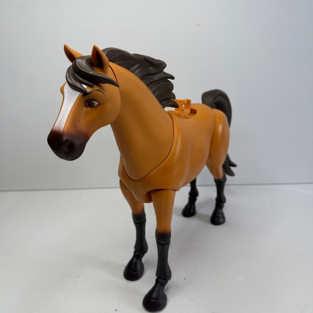 Mattel Spirit Riding Free Deluxe Articulated Horse Just Play 17" Tan
